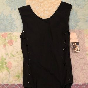 Black jeweled kids brand new Leotard